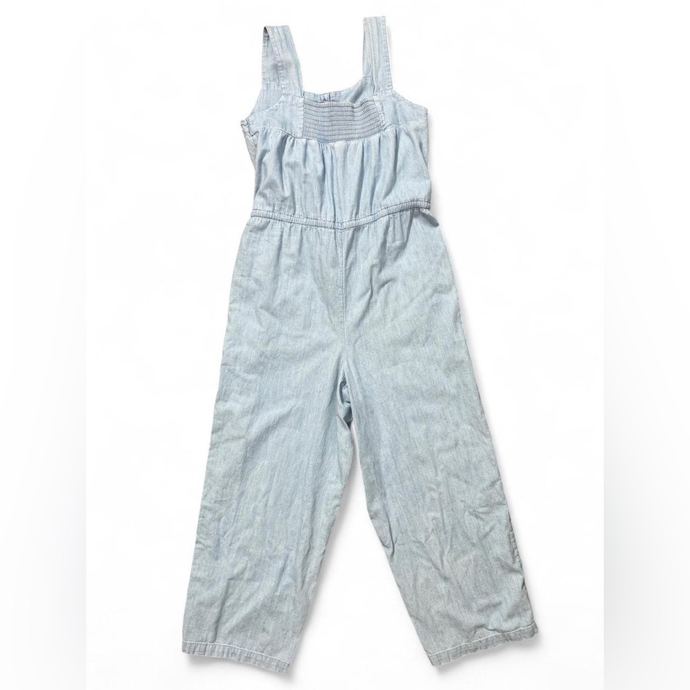 Old Navy Light Wash Denim Jumpsuit Wide Leg Size Small - Picture 4 of 6